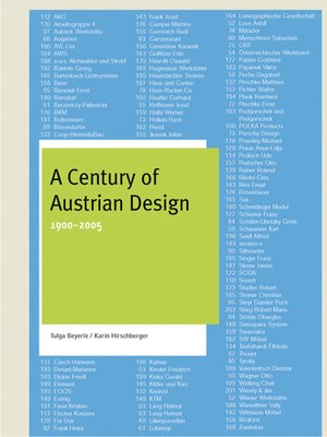 cover image of A Century of Austrian Design